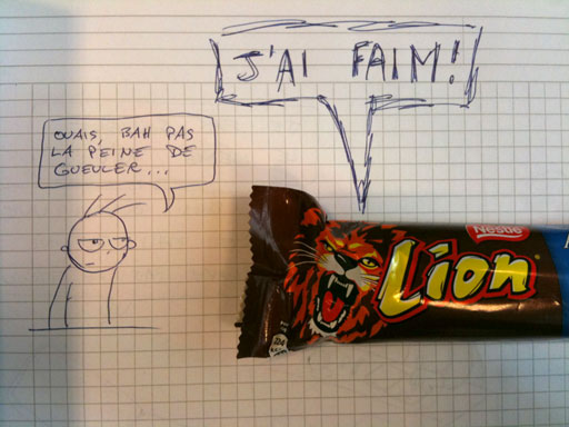 j'ai faim