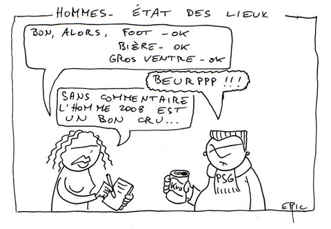 homme etat des lieux